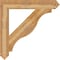 Ekena Millwork Funston Arts & Crafts Rough Sawn Bracket, Western Red Cedar, 6"W x 42"D x 42"H BKT06X42X42FST03RWR - alternate 3